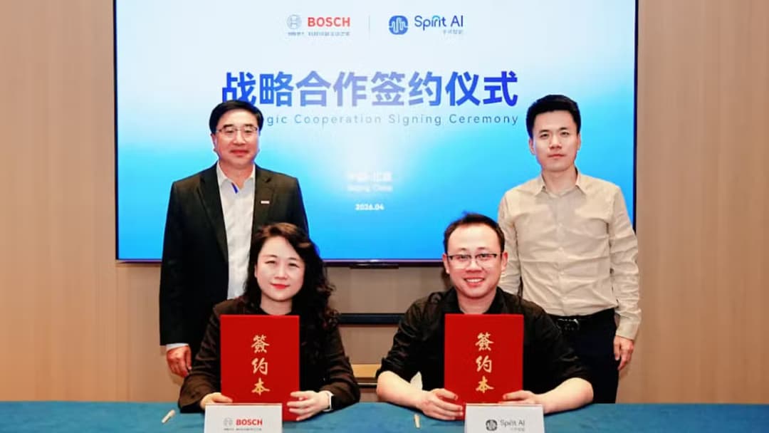Spirit AI partners with Bosch to accelerate embodied AI deployment in China
