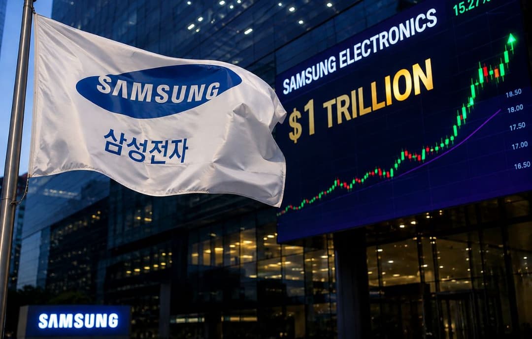 Samsung Surpasses $1 Trillion Market Value for the First Time