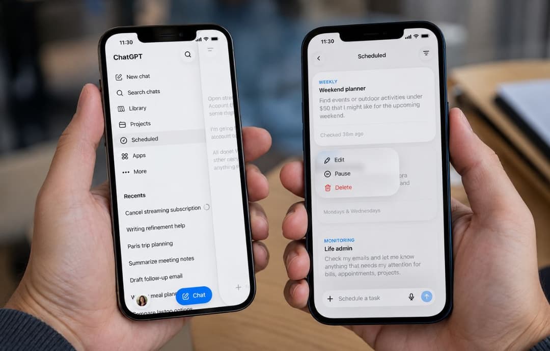OpenAI Launches Scheduled Tasks Feature for ChatGPT