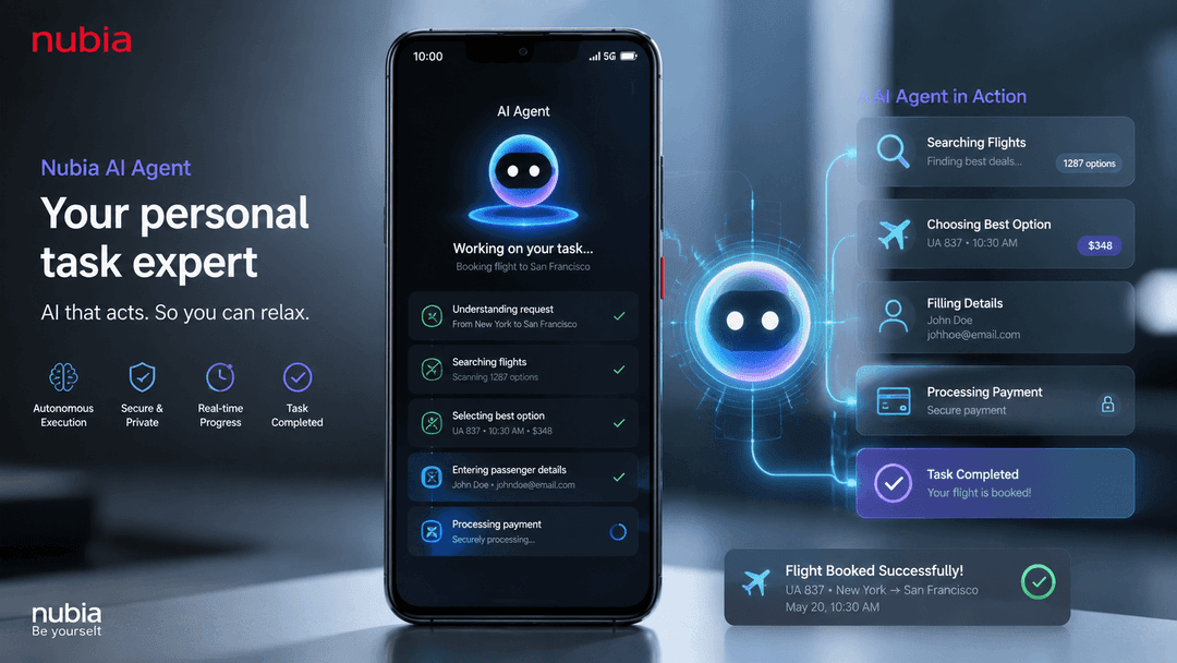 World First AI Agent Phone Debuts: Nubia Claims Global First Ahead of WAIC Shanghai