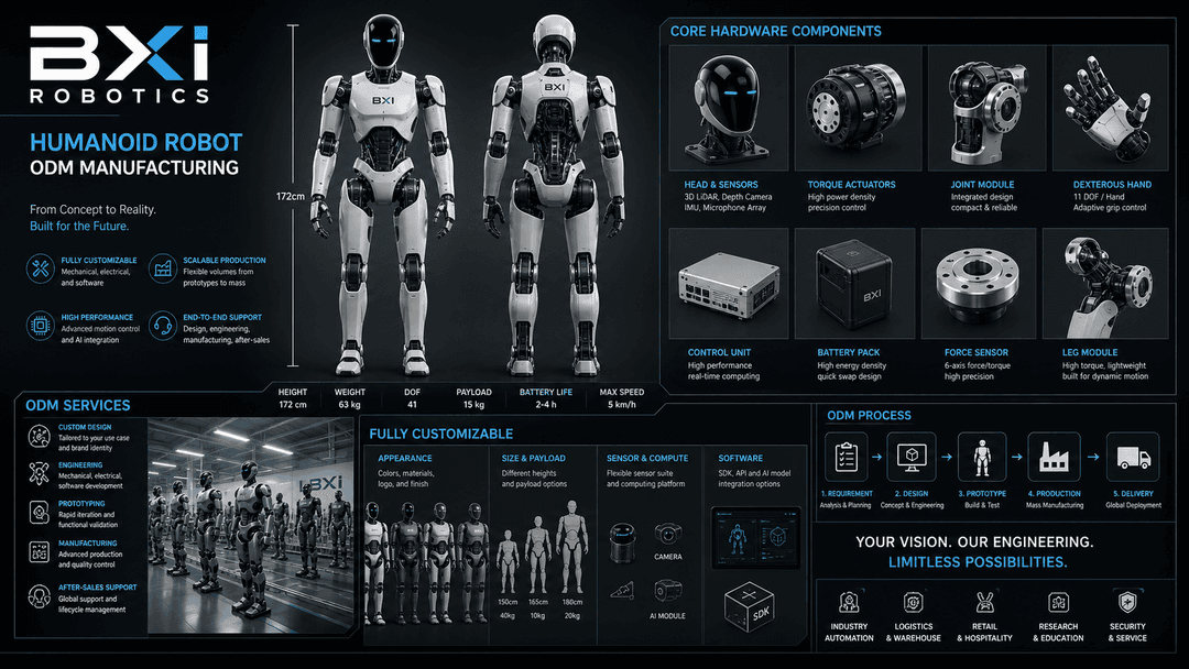 BXI Robotics Raises Millions as Humanoid Robot ODM: Full-Stack Self-Developed Motors, Controls, and Algorithms