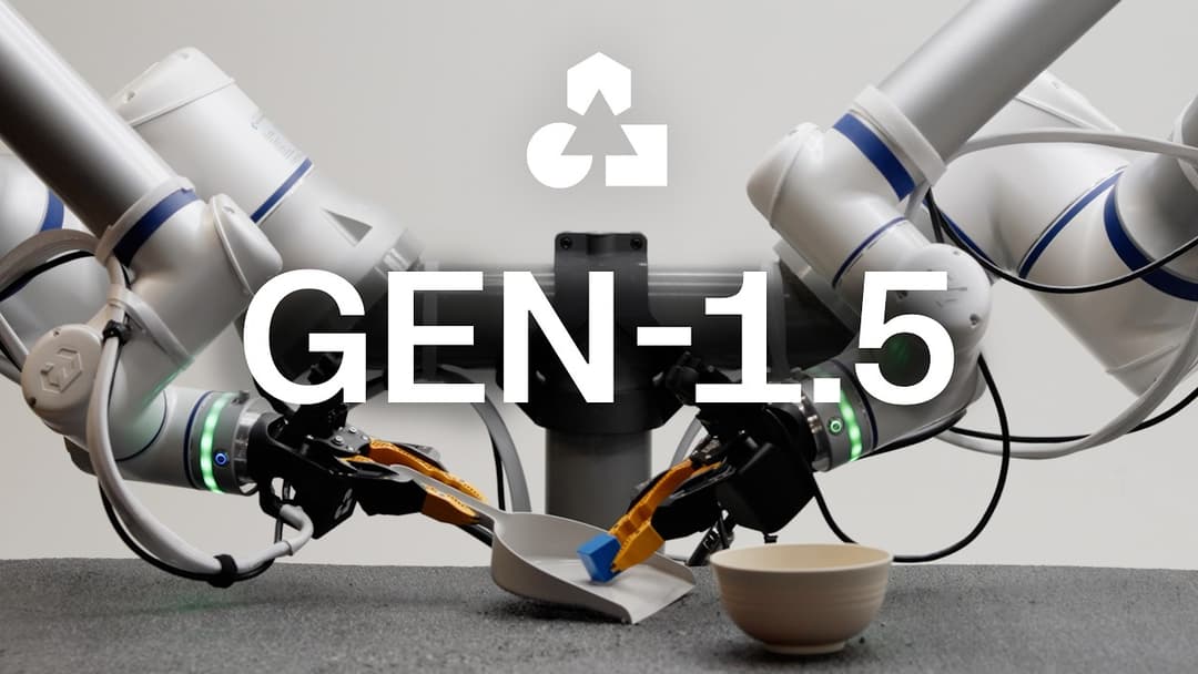 جنرالست AI تطلق GEN-1.5 لتعليم الروبوتات مهام جديدة من عرض واحد
