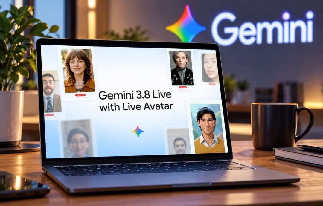 Google Launches Live Avatar Feature in Gemini 3.8 Update